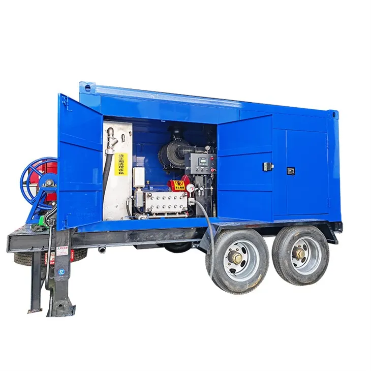 140Mpa Echipament de hidro sablare de curățare industrială